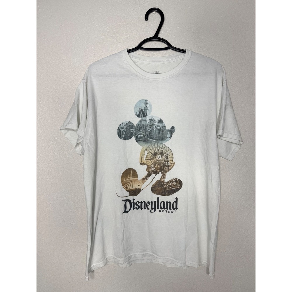 Disney Parks Disneyland Resort Mickey Mouse Graphic T-Shirt White Large